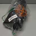 Milwaukee Leather SH621 Black PVC Motorcycle Tool Bag with Self FastenerClosure - One Size