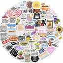 BulbaCraft 100Pcs Funny ADHD Stickers for Water Bottles, Laptops - ADHD Gifts for Adults, Gifts for Women & Men
