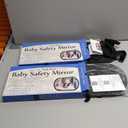 Baby Car Mirror, Safety Car Seat Mirror for Rear Facing Infant, Clear Wide View, 360Rotation, Easily Observe the Baby Move, Secure, Shatterproof, Crash Tested and Certified (2-Pack)