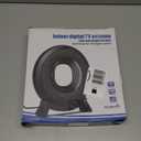 TV Antenna Indoor for Local Channels, 2025 Long Range Antenna for Smart TV 360 Reception,Digital TV Antenna for All Smart/Old TVs, Supports 4K 1080P HD VHF UHF