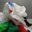 Joiedomi Christmas Inflatable Merry Christmas Sign with Santa, Reindeer & Gingerman, Christmas Inflatable Decoration with Build-in LEDs for Xmas Party Outdoor Yard Garden Lawn Winter Decor