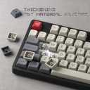 XDA Profile PBT Keycaps, Retro Game Console Custom Keycap Set, XVX Keyboard Keycap 75 Percent with Dye-Sublimation Suitable for Most 65% 80% 100% Gateron Cherry MX Switches Mechanical Keyboard
