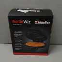 Mueller Heart 5 Waffle Maker, Waffle Iron, Adjustable Browning Control & Nonstick, Cool Touch Handle, Easy to Clean, Small Kitchen Appliances