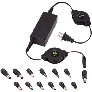 ReTrak Retractable Universal Ultrabook/Netbook/No... Charger, Black (ETCHGNBUNN)