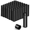 JuLand 100 Packs Empty Lip Balm Tubes Bulk Round BPA Free with Caps for DIY Lipstick homemade, 3/16 Oz (5.5 ml) Leak-Free Empty Lip Balm Containers