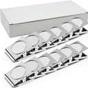 Magnetic Clips, 2.12 inches Heavy Duty Metal Magnet Clips for Hanging, 12 Pack Extra Strong Large Magnetic Clips for Whiteboard, Classroom, Office, Refrigerator