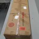 WLIVE Black Dresser TV Stand for 45, 50, 55 inch TV, Entertainment Center with LED Lights & Charging Station, Chest of Drawers with 8 Fabric Drawers and Open Shelves for Living Room, Hallway, Wood Top