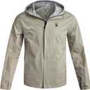Spyder Mens Rain Jacket - Waterproof Lightweight Hooded Windbreaker, Outerwear Jacket for Golf, Hiking and Outdoor, S