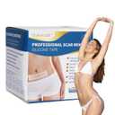 Silicone Scar Sheets, Silicone Scar Tape Roll (60x1.6), Professional Scars Removal Treatment, Scar Silicone Strips, Reusable Silicone Scar Strips Type for Keloid, C-Section, Surgery, Keloid, Acne