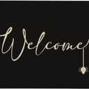 Roszwtit Halloween Door Mat 30 X 17 Inch Halloween Skull Doormat Indoor Outdoor Entrance Floor Mat Non Slip Halloween Decor Rubber Welcome Mats (1'5" x 2'6" (Rectangular))