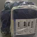 Waterproof Sectional Reclining Couch Covers L Shaped Recliner Sectional Sofa Cover 7 Piece Non Slip Washable Corner Recliner Slipcover Set for Pet Dog (5 Seater Cover, Navy Blue)