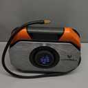 ETENWOLF VORTEX S6 Tire Inflator Portable Air Compressor for Heavy-duty Vehicle, Cordless Air Pump for Car & Inflatables with 19200 mAh Battery, 100% Duty Cycle & Dual Cylinder Bike Pump, Vivid Orange