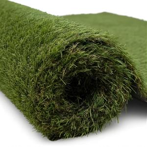 Ottomanson Artificial Grass Runner Natural 31" x 38' | Realistic Grass for Pathway, Poolside & Wedding Aisle, Outdoor Turf Runner with Drainage Holes, UV Resistant