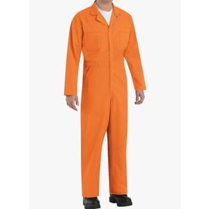 Mens Twill Action Back Coverall, XL