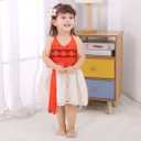 AmzBarley Baby Girls Costume First Birthday Party Dress up Toddler Kids Backless Lace Dress with Accessories (2T (1-2Years))