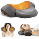 CARINIFY 3in1 Rechargeable Neck Massager Pillow  Pillow Massage Neck Hump for Shoulder Pain, Deep Tissue Pain Relief, with Heating and Traction Function, Hump Corrector for Women