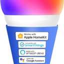 meross Smart LED Light Bulb, Smart WiFi LED Bulbs Compatible with Apple HomeKit, Siri, Alexa,Google Home & SmartThings, Dimmable E26 Multicolor 2700K-6500K RGBWW, 900 Lumens 60W Equivalent, 1 Pack