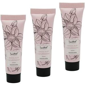 Travelwell Conditioner, Flower Series Hotel Travel Size Guest 0.5 Fl Oz/15ml, 30 Tubes per Box | Travel Size Toiletries | Cruelty-Free Bulk Set