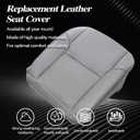 SecosAutoparts Driver & Passenger Side Bottom & Top Lean Back Leather Seat Cover Gray Compatible with Toyota 4Runner Limited 2003 2004 2005 2006 2007 2008 2009