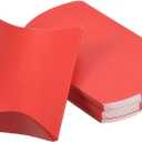 PATIKIL Pillow Boxes, 100 Pcs Wedding Gift Boxes Paper Box 3.5x2.6 Inch for Gift Wrap Wedding Parties, Red