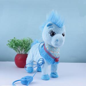 2026 Plush Robot Dog Lifelike Toy, Walking and Barking Puppy Dog Toy with Remote Control Leash, Interactive Walking Plush Puppy T-o-y D-o-g, with Touch Sensing Voice Mimic Soft Fur (A6)