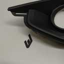 Pair Front Bumper Fog Light Bezel Cover Left Driver Side&Right Passenger Side Lamp Panel Trim with Fog Light Hole