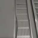 2 Pcs Air Vent Grille Cover, 16 x 3 Inch / 400 x 80mm Silver Rectangle Vent Cover, Stainless Steel Grill Cover for Ceiling, Wall, Cabinet, Cupboard Wardrobe Ventilation