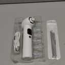 Pore Vacuum Blackhead Remover Kit - 5 Suction Heads & Extractor Tools, 3 Adjustable Suction Levels - Facial Pore Cleansing for Women&Men (White)