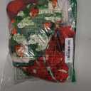 Mini Small Christmas Tree Small Tabletop with Glitter Bow Flower Xmas Ball Christmas Trees Artificial Christmas Decorations for Indoor Desk Room Office Home Decor Xmas