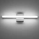 Combuh LED Vanity Lights Bar 24 Inch Bathroom Light Fixtures 14W IP44 Over Mirror Lighting Indoor Wall Sconces Modern Cool White 6000K for Washroom