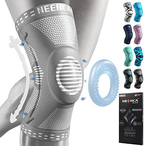 NEENCA Professional Knee Brace for Women/Men, Knee Support with Patella Pad & Side Stabilizers, Compression Knee Sleeve for Knee Joint Pain, Meniscus Tear, ACL, PCL, Runner, Workout - FSA/HSA Approved
