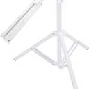 Beach Umbrella Stand Base,Portable Foldable Sun Umbrella Stand White Triangular Iron Support Base for Patio Beach Garden Camping Fishing Outdoor Sunshade Stand
