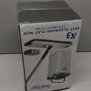 X3 Mop, Separates Dirty and Clean Water, 3-Chamber Design, Flat Mop and Bucket Set, Hands Free Home Floor Cleaning, 3 Reusable Microfiber Mop Pads Included