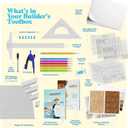 Dan&Darci Architecture Kit for Kids - 8 9 10 11 12 Year Old Girl Gifts - Boys Toys Age 8-10 - STEM Toys for Ages 8-13 - 12 Year Old Boy Birthday Gift for Girls - Architect Home Model Kit
