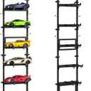 Wall Mount＆Floor RC Car Display Stand, 5 Tier Adjustable RC Car Rack