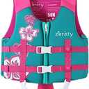Zeraty Toddler Swim Vest Neoprene Kids Float Jacket Swimming Aid for Children Girls and Boys 20-30-40-50-60-70-80Lbs with Dual Adjustable Safety Straps