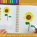 Watercolor Workbooks Coloring Book Beginner Friendly Painting Kit Easy Nature Scenes Paint Set Art Crafts for Creative Exploration Gift for Adults Teens (Autumn, with Palette)
