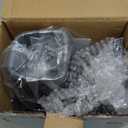 KEOUKE Rotary Cheese Grater Hand Crank Transparent - Shredder Slicer Grinder 3 Stainless Steel Blades, Stable Suction, Labor-Saving Handle, Safe Kitchen Tool for Cheese, Vegetable, Nuts, Chocolate (3 IN 1, Grey Blue SP)