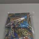 Flat Sheets Only Queen Size 100 Percent Cotton Paisley Printed Top Sheets Easy Care Bed Sheet 81" x 96"