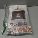 Sparthos Back Brace for Lower Back Pain - SIZE X-LARGE: Fits 52"-59" Waist (Measure at Navel - See Sizing Chart)  Relief from Sciatica, Herniated Disc - Support Belt with Lumbar Pad - Men & Women (Black)