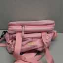 Pritent Lunch Box For Men Women Double Deck Insulated Lunch Bag For Men Woman Leakproof Expandable Cooler Bag with Adjustable Shoulder Strap for Work Picnic School(Pink, 16L)