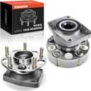 A-Premium 2 x Rear Wheel Bearing and Hub Assembly with 5-Lug Compatible with Honda HR-V 2016-2022, AWD Only