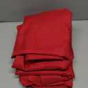 sancua 2 Pack Red Tablecloth 60 x 120 Inch, Rectangle 8 Feet Table Cloth - Stain and Wrinkle Resistant Washable Polyester Table Cover for Dining Tables, Buffet Parties and Camping