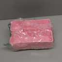 BiuLeon 25 PCS Plastic Drawer Organizers Set, 4-Sizes Vanity and Makeup Organizer, Desk and bathroom Drawer Organizer Trays, Organizers and Storage for Makeup, Jewelry, Gadgets, Utensils (Pink)