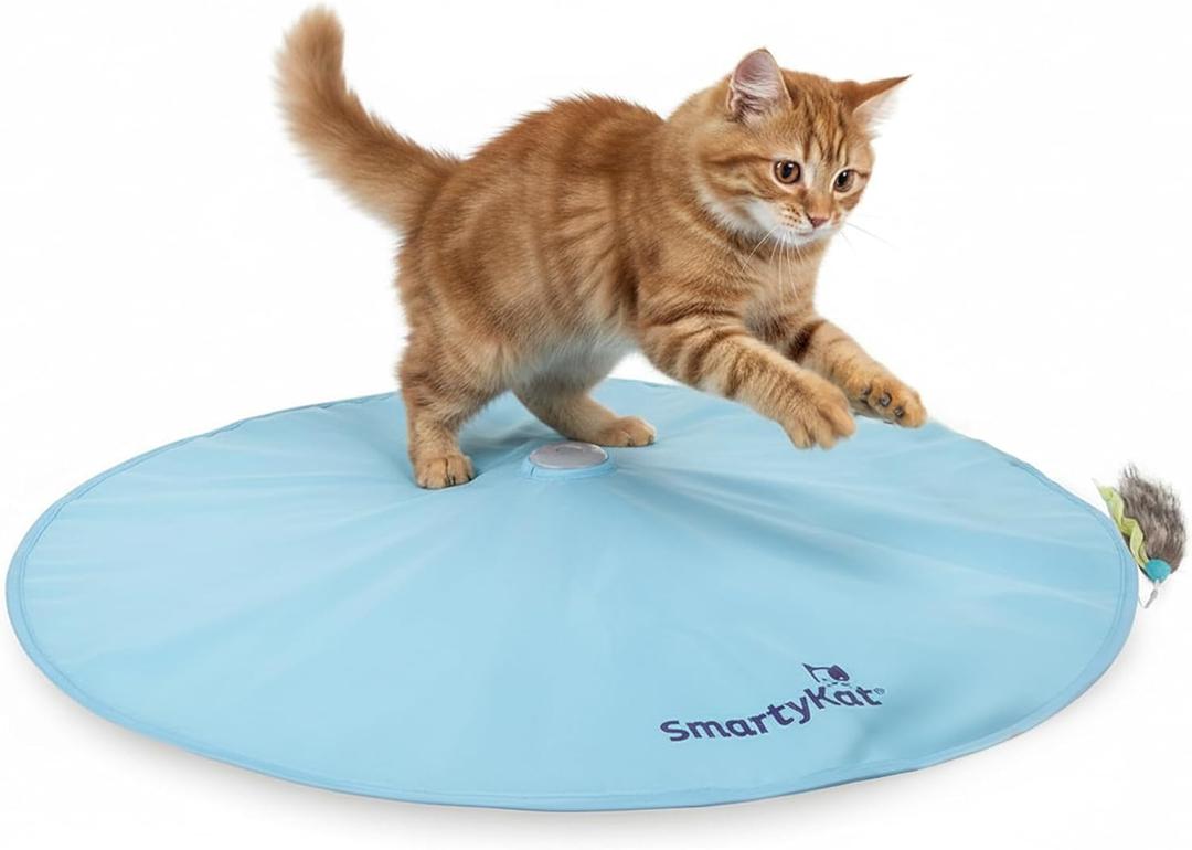 SmartyKat Electronic Motion/Moving Toys for Cats & Kittens, Battery Powered, Mimics Motion of Real Prey, Fun & Interactive Play - Multiple Styles