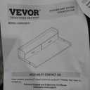 VEVOR 2 Drawers Washer Dryer Countertop with Shelf, 54" x 27" Wooden Laundry Countertop with 2 Hooks & Non-Slip Pads, Washer and Dryer Covers for The Top, Laundry Room Organization and Storage, Black