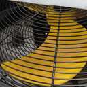 18" Brushless Cordless Floor Fan Compatible with Dewalt 20V Max Battery | 2500CFM Quiet Industrial Fan with AC Adapter, 5 Speeds 360Tilt Portable Metal Shop Fan for Garage Jobsite Camping(Tool Only), 18in