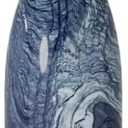 S'well Stainless Steel Water Bottle, 9oz, Azurite Marble, Triple Layered Vacuum Insulated Containers Keeps Drinks Cold for 24 Hours and Hot for 12, BPA Free, Perfect for On the Go