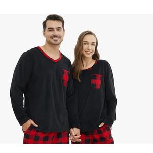 PJGGZ Matching Pajamas for Couples, Mens and Womens Buffalo Plaid Pajamas Set Long Sleeve Pjs Soft Warm Small 