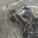 24'' Mobile Home Anchors, Set of 4 Ground Anchors Screw in with Brackets and Drill Bit Storage Shed Anchor Kit Swing Anchor Kits Heavy Duty Spiral Garden Earth Anchors for Trampoline Fence (Black)